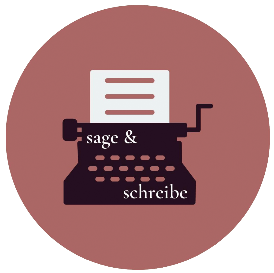 sage & schreibe